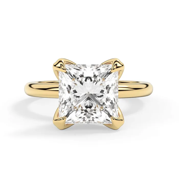 deBebians Rings Tulip Solitaire Engagement Ring Setting