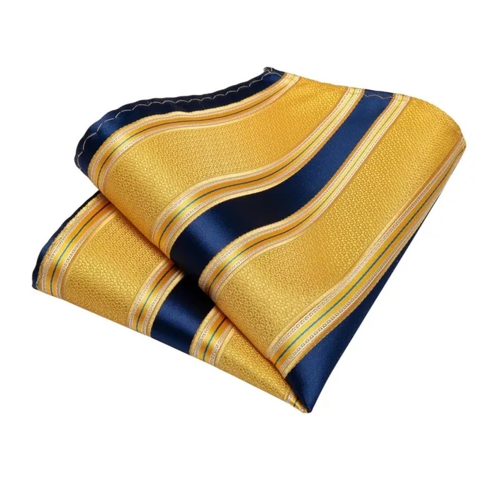 Divine Inspiration Styles Necklaces DBG VIP Design Collection Mens Fashion Golden Yellow Plaid 100 Premium Quality Silk Ties