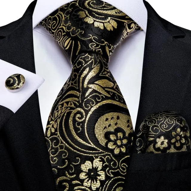 Divine Inspiration Styles Necklaces DBG VIP Design Collection Mens Fashion Golden Yellow Plaid 100 Premium Quality Silk Ties