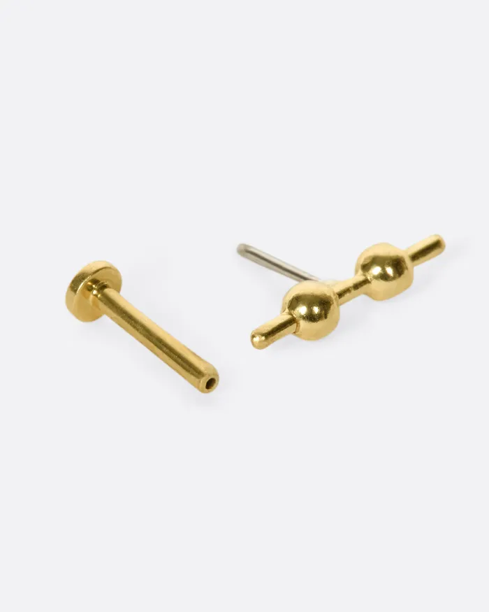 Double Orion Threadless Earring NEW YORK ADORNED Earrings