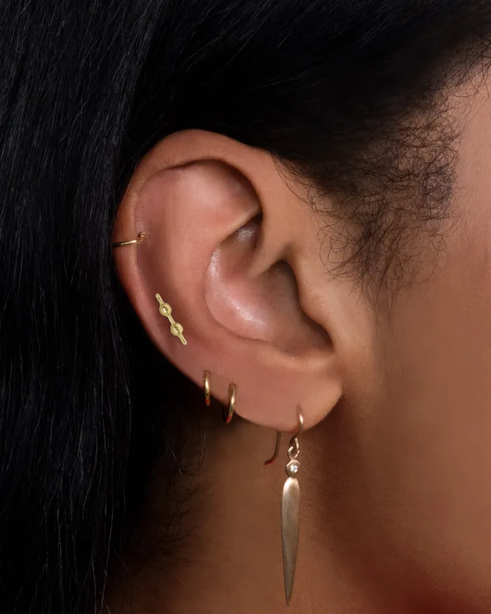 Double Orion Threadless Earring NEW YORK ADORNED Earrings