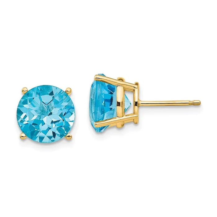 Earrings 14k 9mm Round Earring Mountings No Stones Included No Backs Jewelry