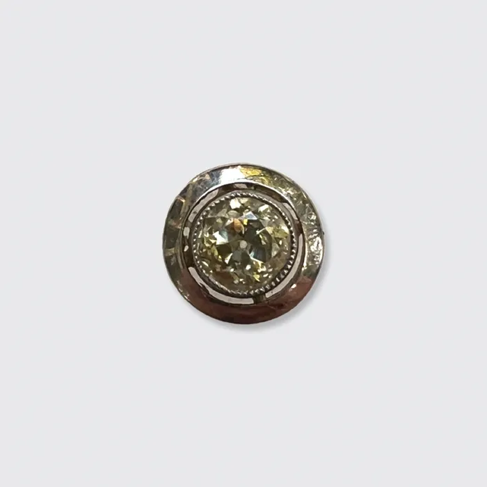 Earrings 21stfinds Diamond Target Solitaire Single Earring 035 carats Stickpin Conversion