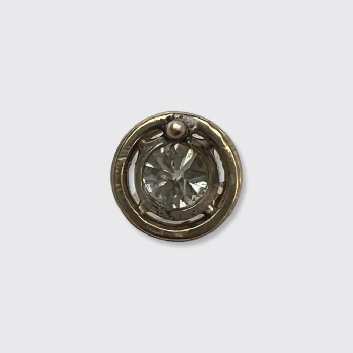 Earrings 21stfinds Diamond Target Solitaire Single Earring 035 carats Stickpin Conversion