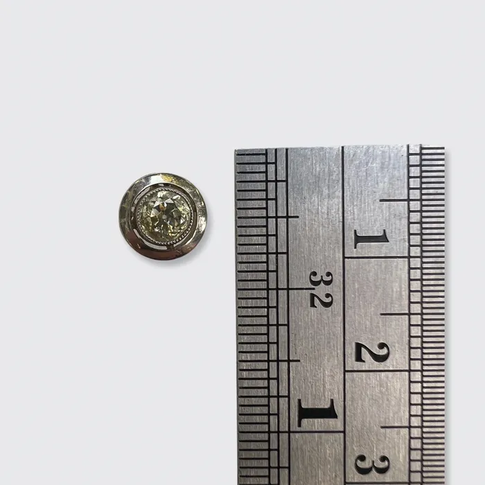 Earrings 21stfinds Diamond Target Solitaire Single Earring 035 carats Stickpin Conversion
