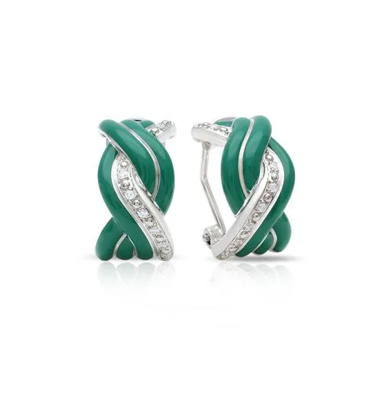 Earrings Belle Etoile Belle Etoile Coronata Earrings Green