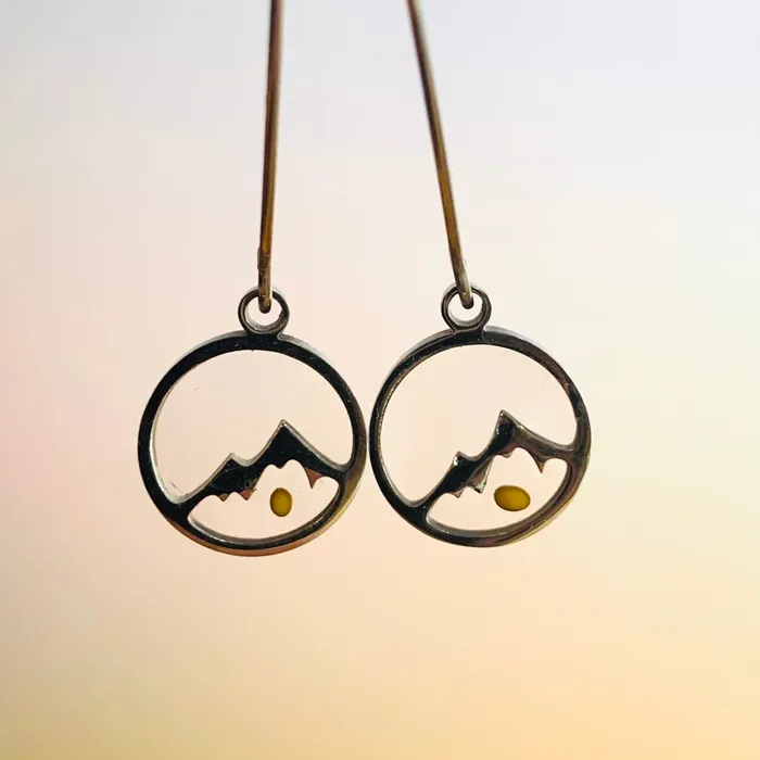 Earrings Faith Can Move Mountains Earrings 
