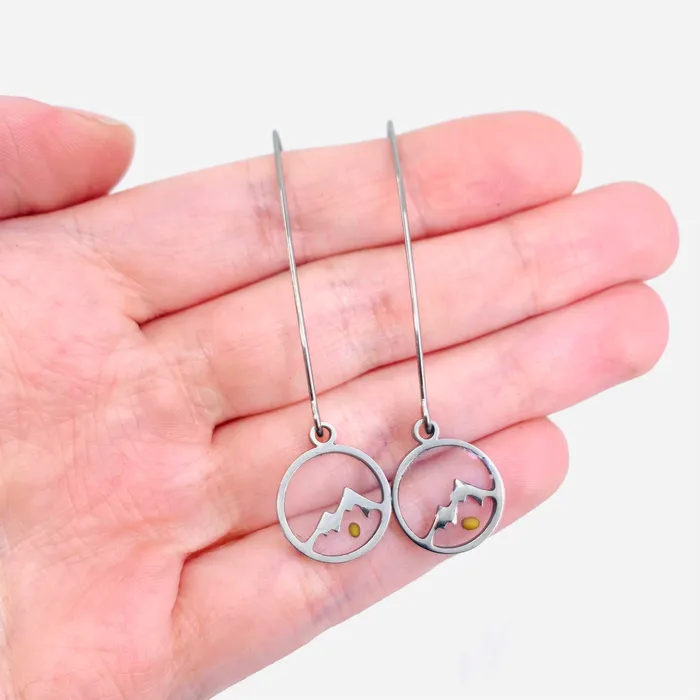 Earrings Faith Can Move Mountains Earrings 