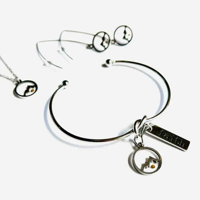 Earrings Faith Can Move Mountains Earrings 