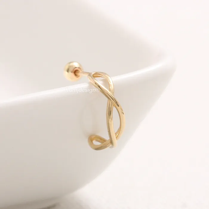 Earrings from J Shop Eternity Hoop Ear Piercing