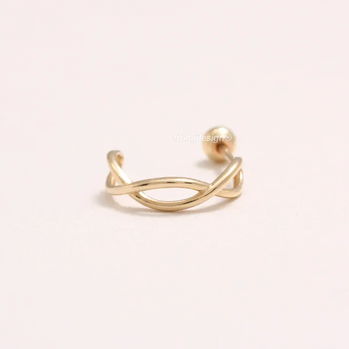 Earrings from J Shop Eternity Hoop Ear Piercing