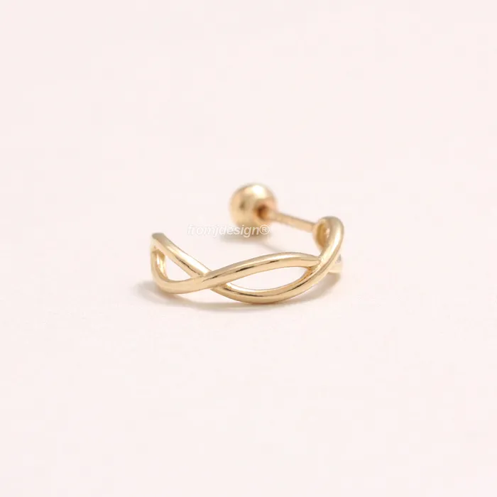 Earrings from J Shop Eternity Hoop Ear Piercing