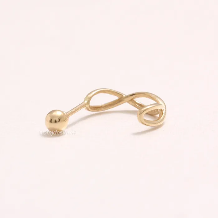 Earrings from J Shop Eternity Hoop Ear Piercing
