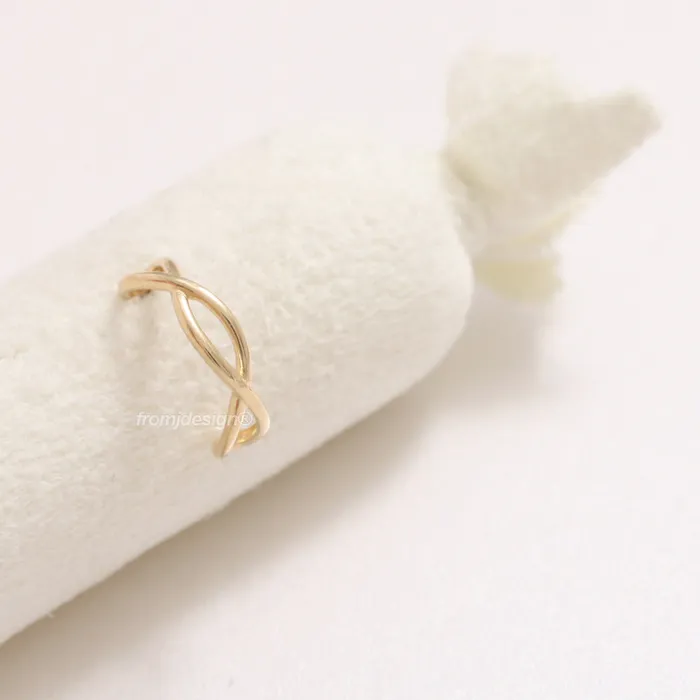 Earrings from J Shop Eternity Hoop Ear Piercing