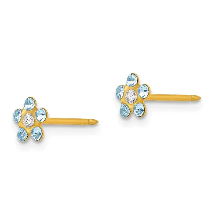 Earrings Inverness 14k March Crystal Birthstone Earrings Jewelry