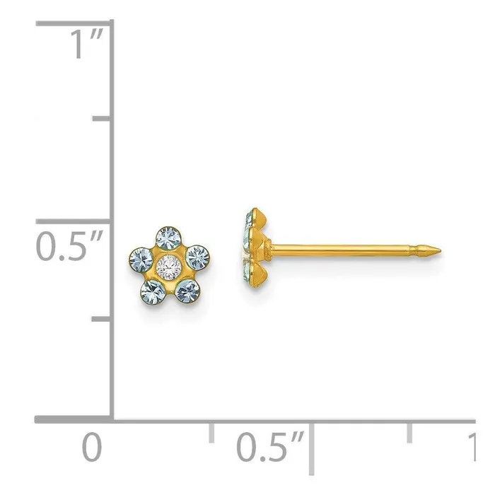 Earrings Inverness 14k March Crystal Birthstone Earrings Jewelry