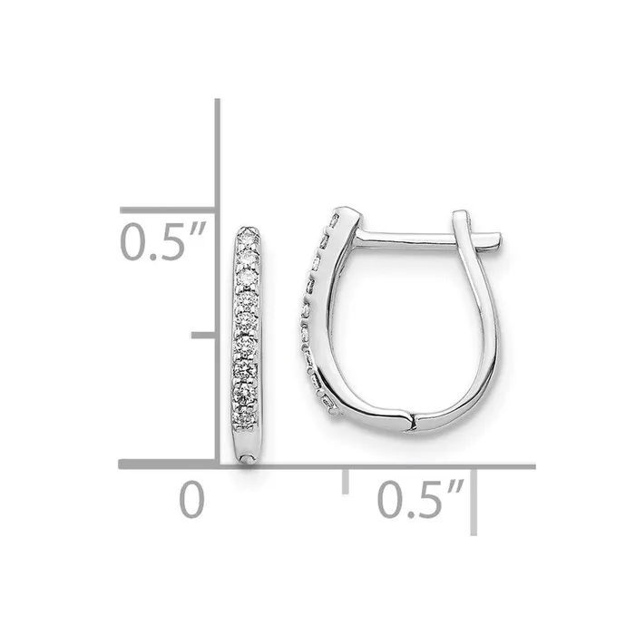 Earrings Jewelry 14k White Gold Diamond Earrings