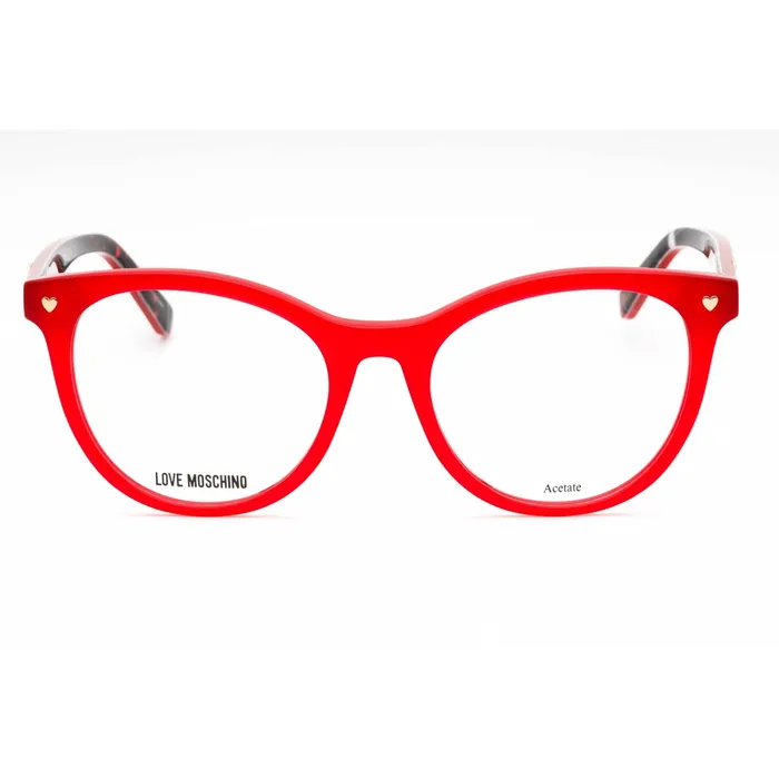 Earrings Moschino Love Moschino Love Womens Eyeglasses Red Plastic Cat Eye Full Rim Frame MOL592 0C9A 00