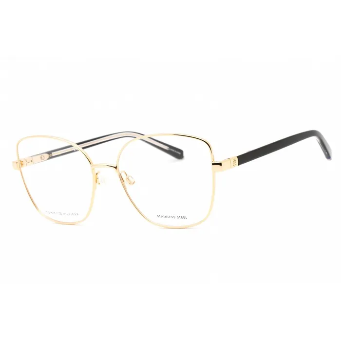 Earrings Tommy Hilfiger Tommy Hilfiger Womens Eyeglasses Rose Gold Full Rim Cat Eye Frame TH 1962 0000 00