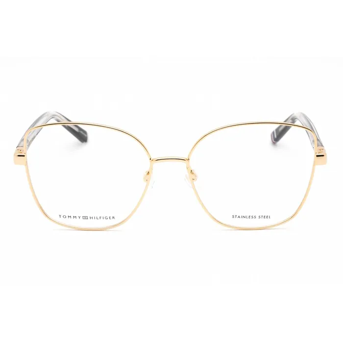 Earrings Tommy Hilfiger Tommy Hilfiger Womens Eyeglasses Rose Gold Full Rim Cat Eye Frame TH 1962 0000 00