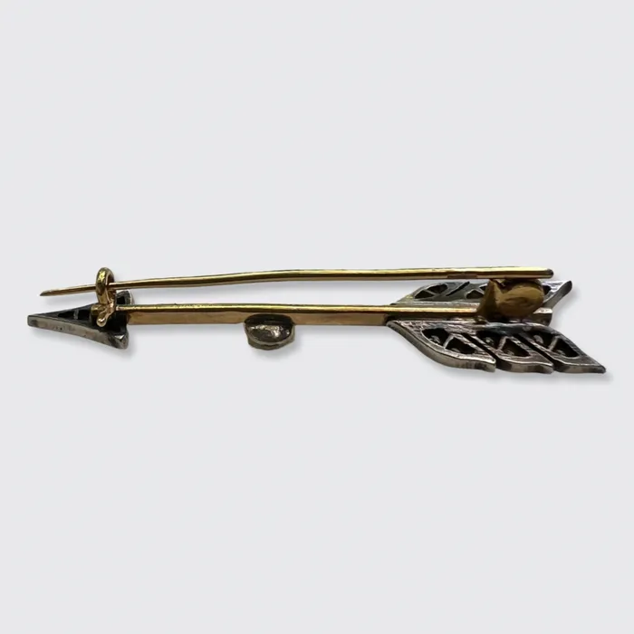 Earrings Victorian Pearl Diamond Arrow Brooch 21stfinds