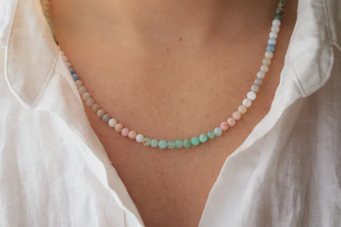 Earthly Abundance Necklaces Multi opal necklace