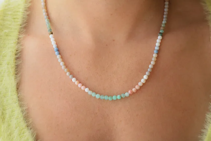 Earthly Abundance Necklaces Multi opal necklace