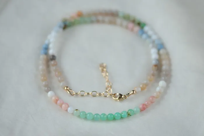 Earthly Abundance Necklaces Multi opal necklace