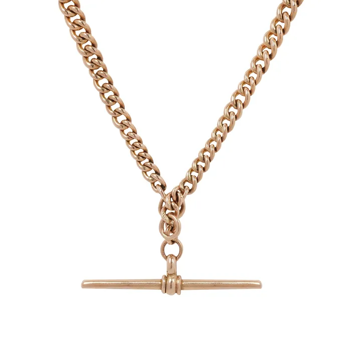Edwardian Gold Albert Chain Antique Vintage Jewelry PreStyled Sets
