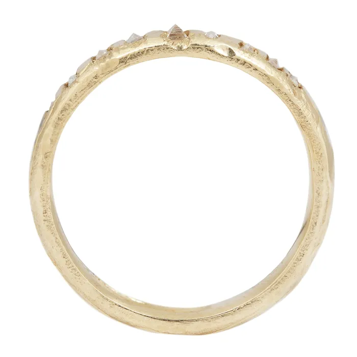 Ellis Mhairi Cameron Rings LX Icy White Baguette Diamond Scatter Band