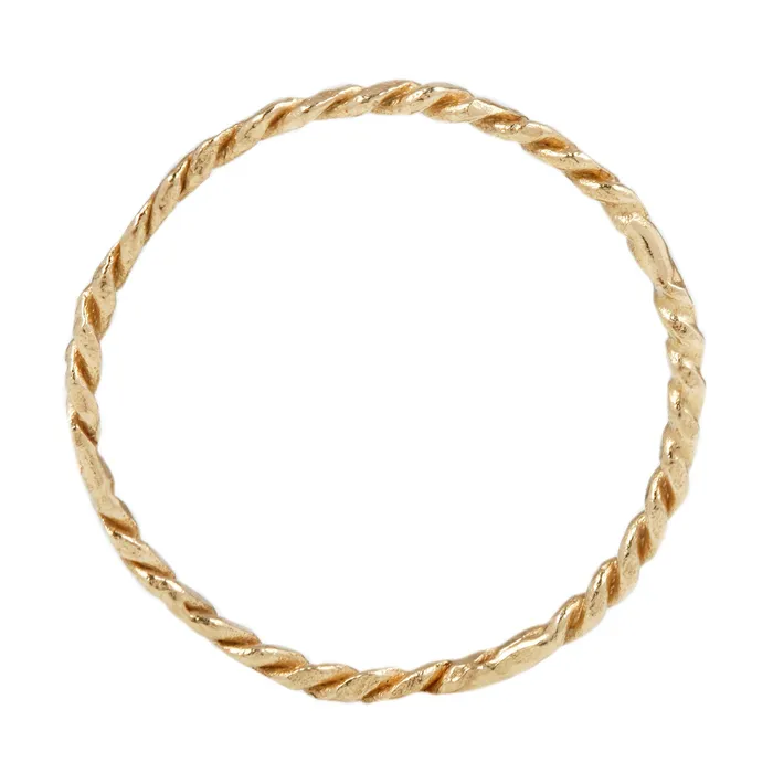 Ellis Mhairi Cameron Rings LXI Wrapped Gold Band