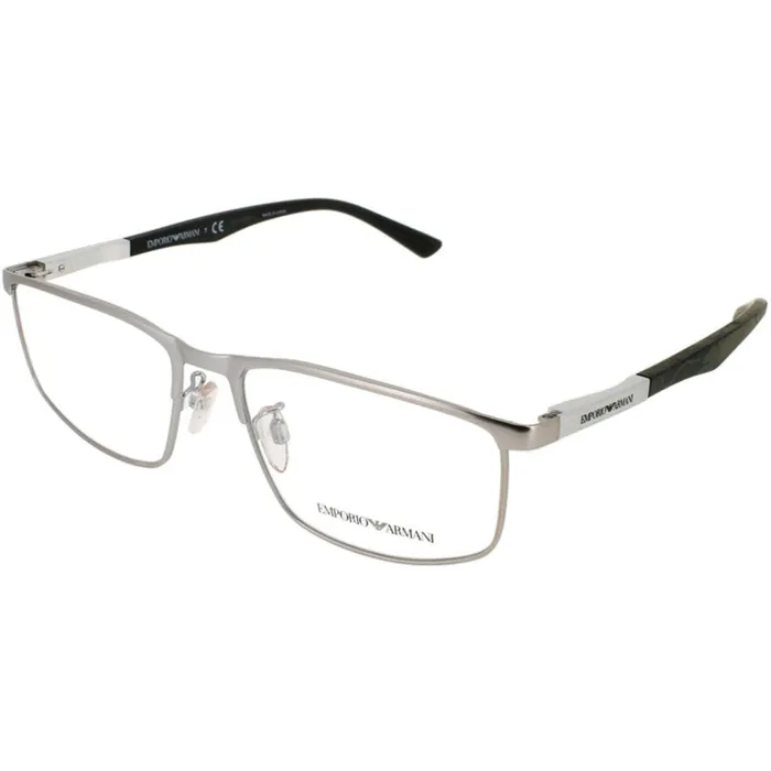 Emporio Armani Mens Eyeglasses Matte Silver Metal Full Rim Frame 0EA1131 3045 Emporio Armani Rings