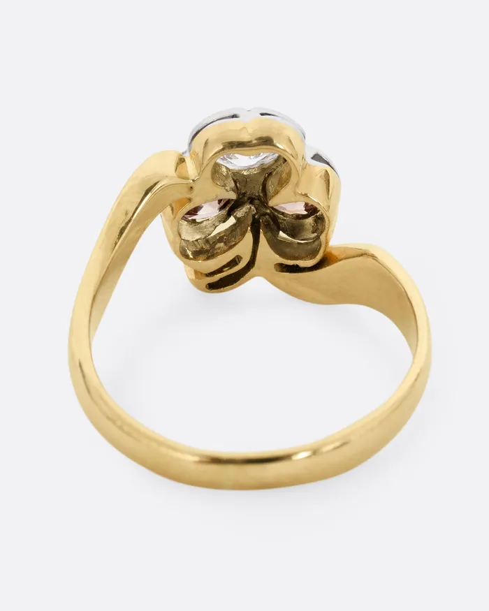EXCALIBUR Rings Diamond Clover Ring