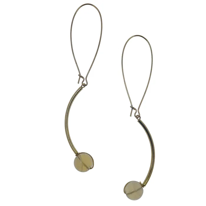 Fluorite Earrings Simple Elegance Spotlight Stones Satin Crystals Earrings