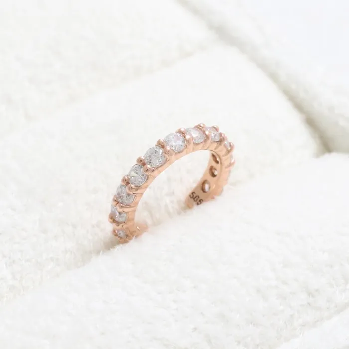 from J Shop Earrings Diamond Prongs Ear Cuff