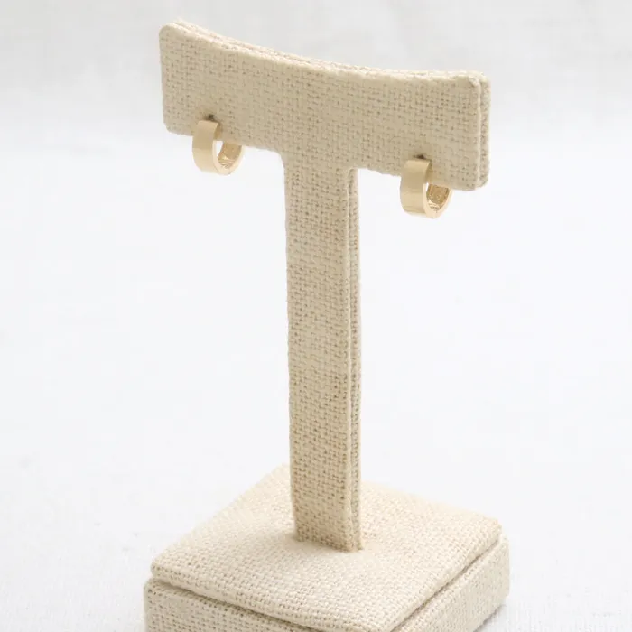 from J Shop Small Flat Huggie Earrings Earrings
