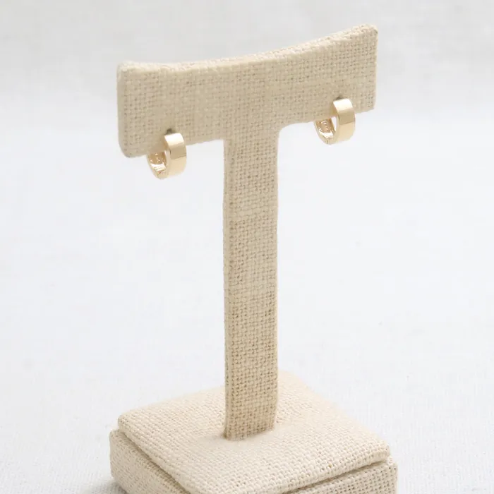 from J Shop Small Flat Huggie Earrings Earrings