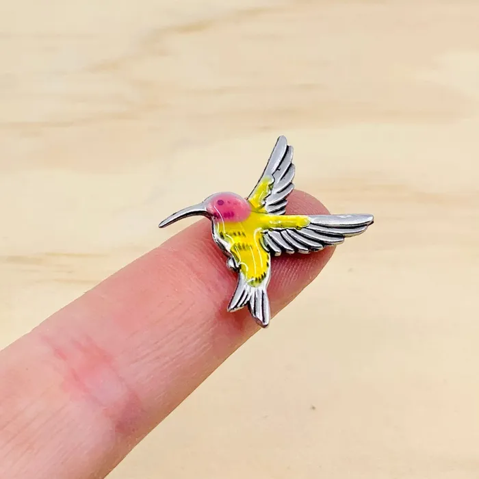 GANZ Hummingbird Pocket Charm PT29 Charm Necklaces