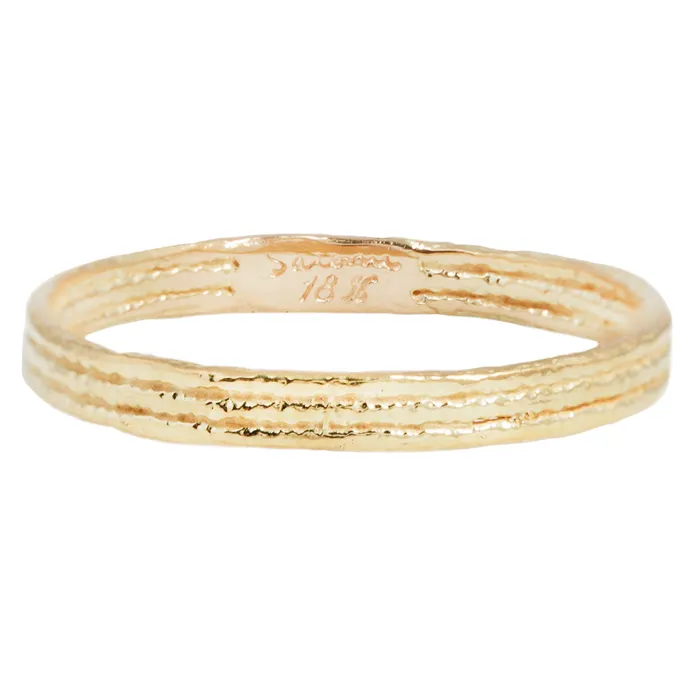 Gold Livia Band Satomi Kawakita Rings