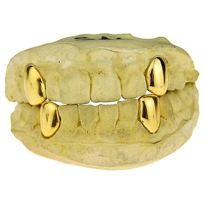 Gold Plated over 925 Sterling Silver Custom Single Teeth Caps Bling Cartel Admin Rings