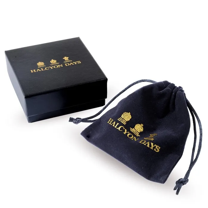Halcyon Days Halcyon Days Salamander Deep Cobalt Gold Bangle PreStyled Sets