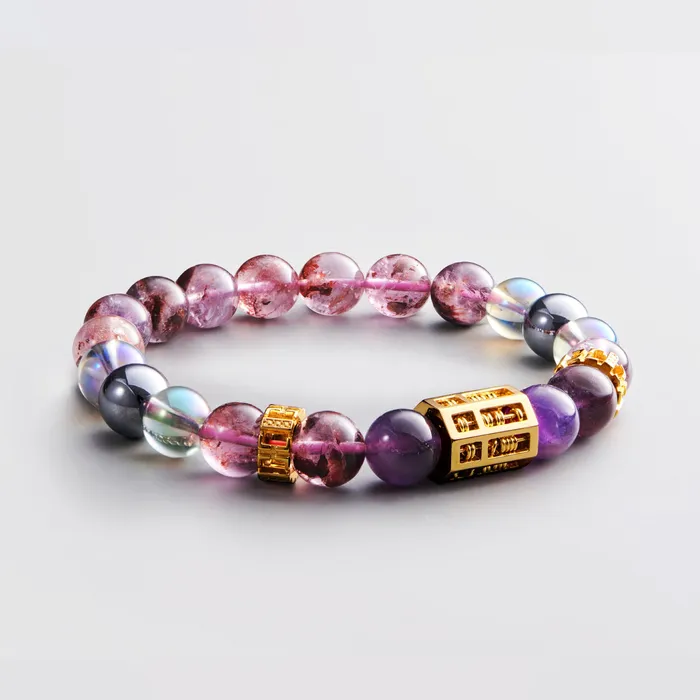 Hoseiki Jewelry Bracelets Triple Wealth Abacus Bracelet The Charm