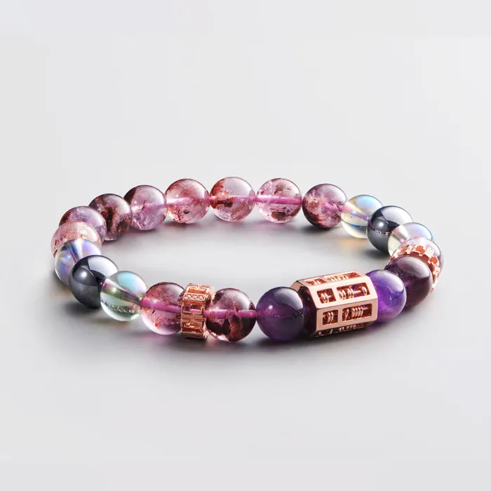 Hoseiki Jewelry Bracelets Triple Wealth Abacus Bracelet The Charm