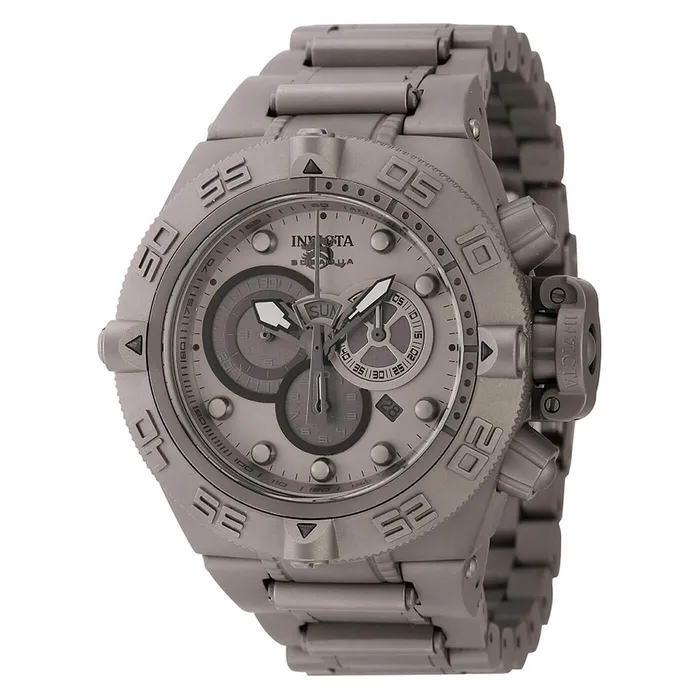 Invicta Bracelets Invicta 0960 Mens Subaqua Chronograph Silver Tone Dial Link Bracelet Diver
