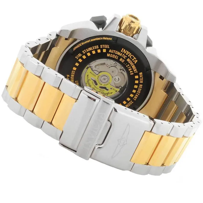 Invicta Bracelets Invicta Mens Automatic Watch Pro Diver Diamond Pave Dial Bracelet 27640