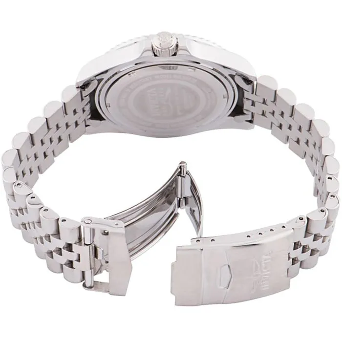 Invicta Bracelets Invicta Mens Japanese Quartz Watch Pro Diver Blue Dial Silver Bracelet 35130