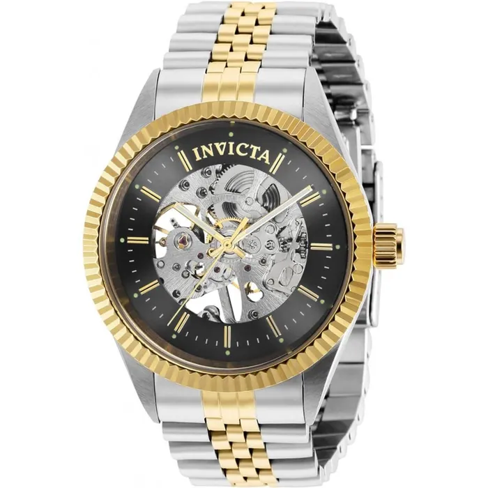 Invicta Bracelets Invicta Mens Mechanical Watch Specialty Two Tone Stainless Steel Bracelet 36439