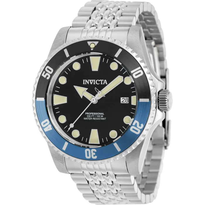 Invicta Bracelets Invicta Mens Watch Pro Diver Automatic Silver Stainless Steel Bracelet 39752
