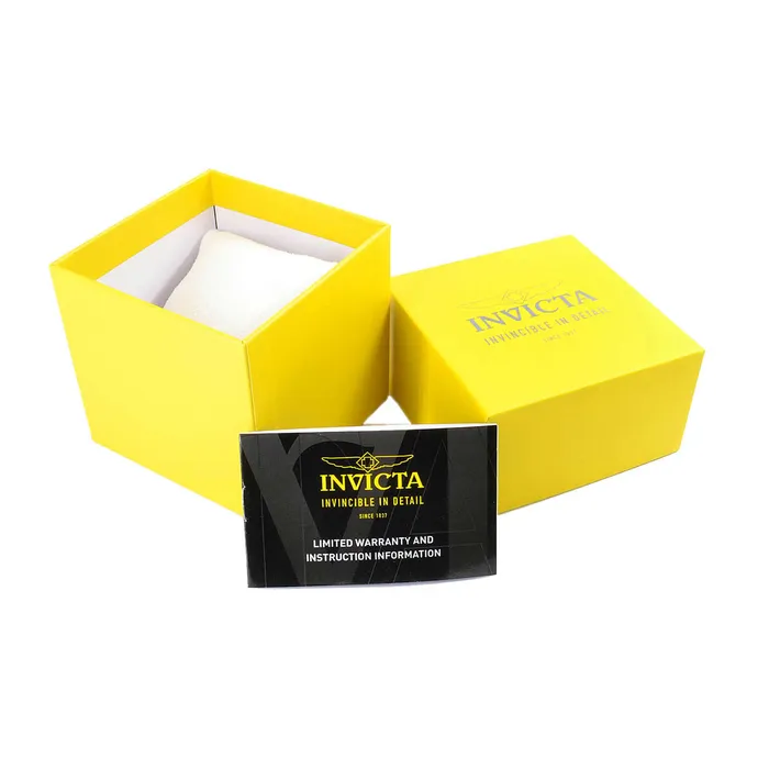 Invicta Bracelets Invicta Mens Watch Reserve Hydromax Quartz Khaki Dial Steel Bracelet 45476