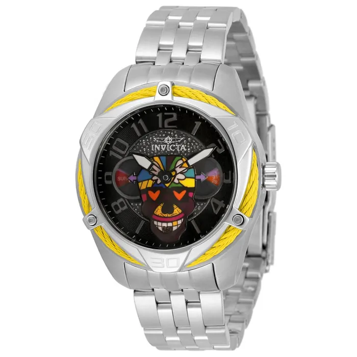 Invicta Bracelets Invicta Womens Quartz Watch Britto Chronograph Silver Tone Steel Bracelet 33524
